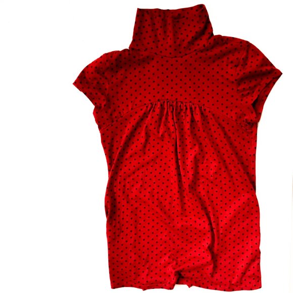 Forever 21 Tops - forever 21 red mockneck star pattern
